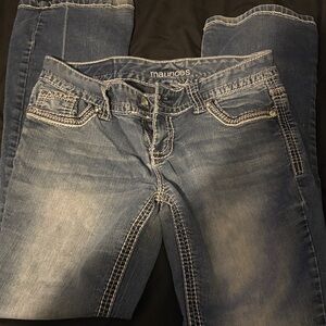 Maurices Women's Faded Indigo Boot Cut Jeans